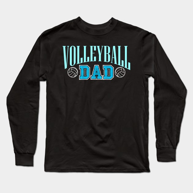 Volleyball Dad Long Sleeve T-Shirt by mBs